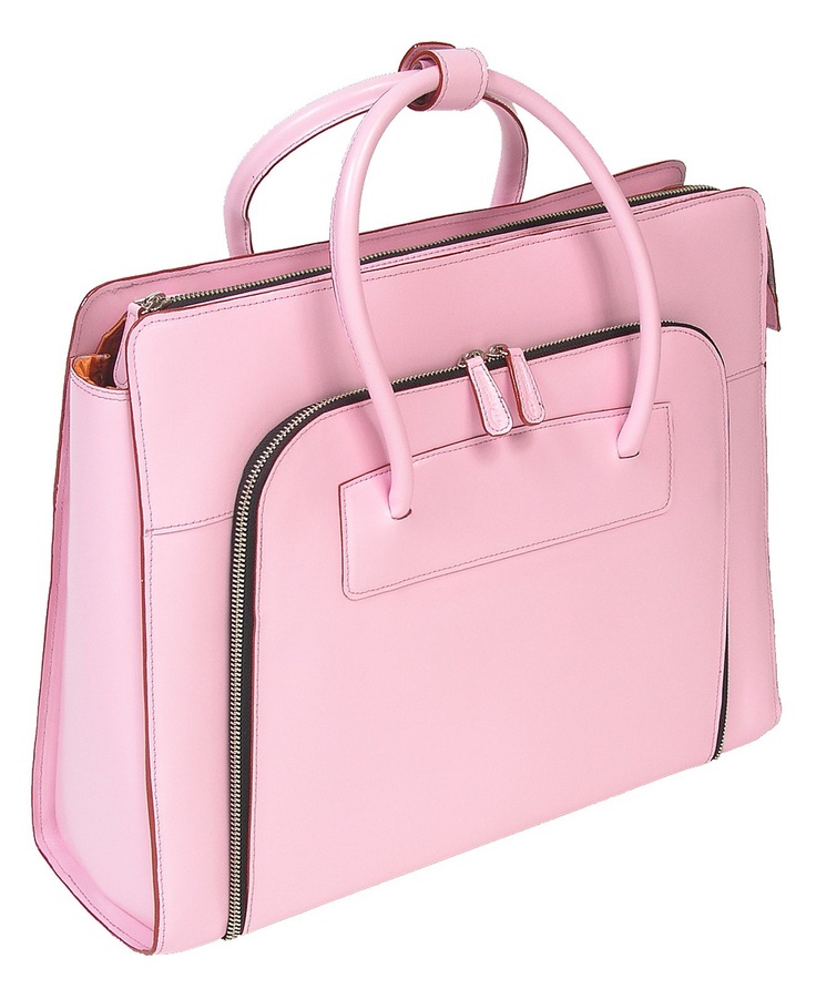 Pink Laptop Tote...Need! Pink Laptop, Briefcase Women, Laptop Messenger Bags, Laptop Tote, Handbags Leather, Handbag Heaven, Lake Forest, Burberry Handbags, Messenger Bags