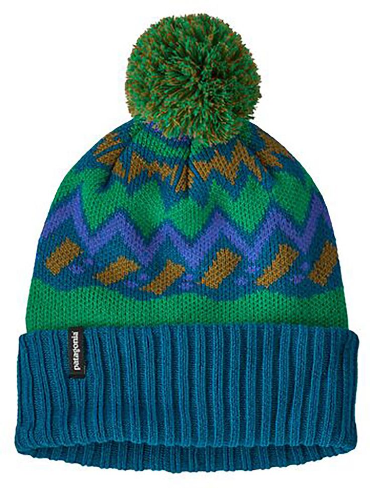 Fit and Design: Regular fit Soft 100% recycled polyester knit won’t lose shape or shrink Three-inch rib-knit cuff with pom-pom styling Made of itch-free recycled polyester knit fabric The hat won’t lose shape or shrink, even in the dryer Additional Details: Fair Trade Certified™ sewn Pink Park, Patagonia Beanie, Pom Pom Fashion, Patagonia Kids, Knit Cuff, Fun Prints, Outdoor Outfit, Striped Knit, Knit Beanie