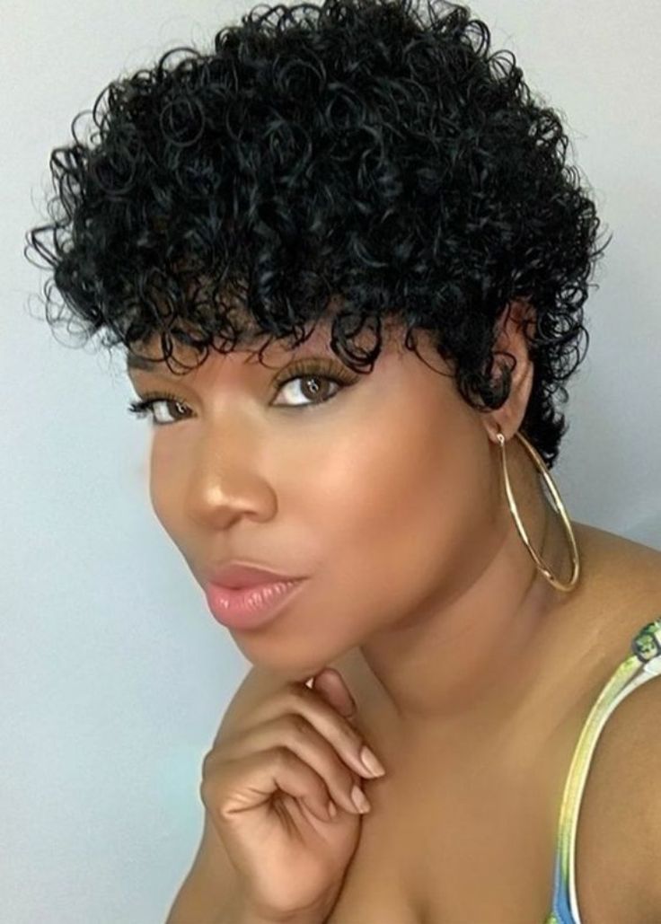 Short Pixie Cut Wig Curly Wavy Real Human Hair Wigs Black No Lace Wig for Women Pixie Cut Curly, Grey Hair Wig, Cheap Human Hair Wigs, Long Human Hair Wigs, Colored Hair Extensions, How To Cut Bangs, Short Human Hair Wigs, Cheap Human Hair, Remy Human Hair Wigs