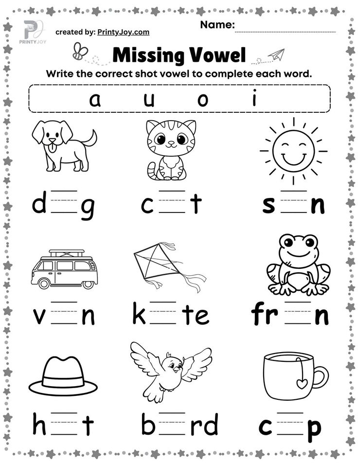 the missing word worksheet for kids to practice their handwriting and writing skills with pictures