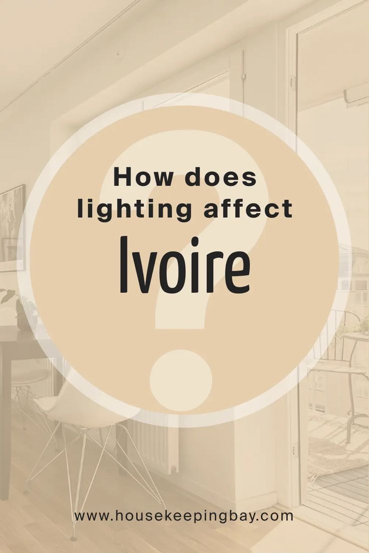 the words how does lighting effect voie? in front of an image of a dining room