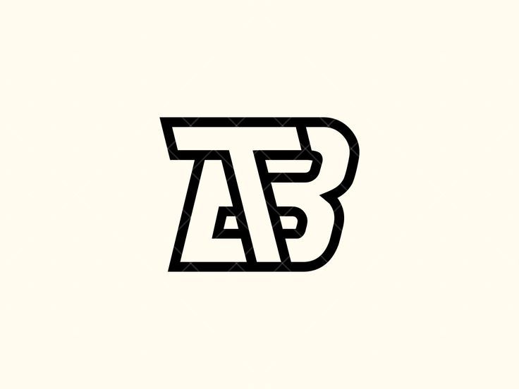 the letter b is made up of letters that appear to be in black and white