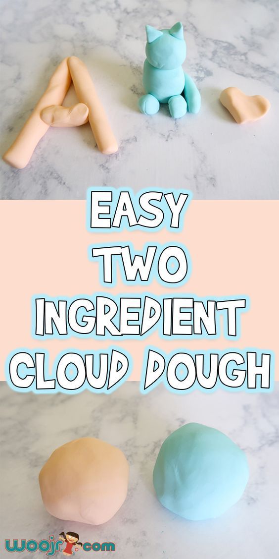 easy two ingredient cloud dough recipe