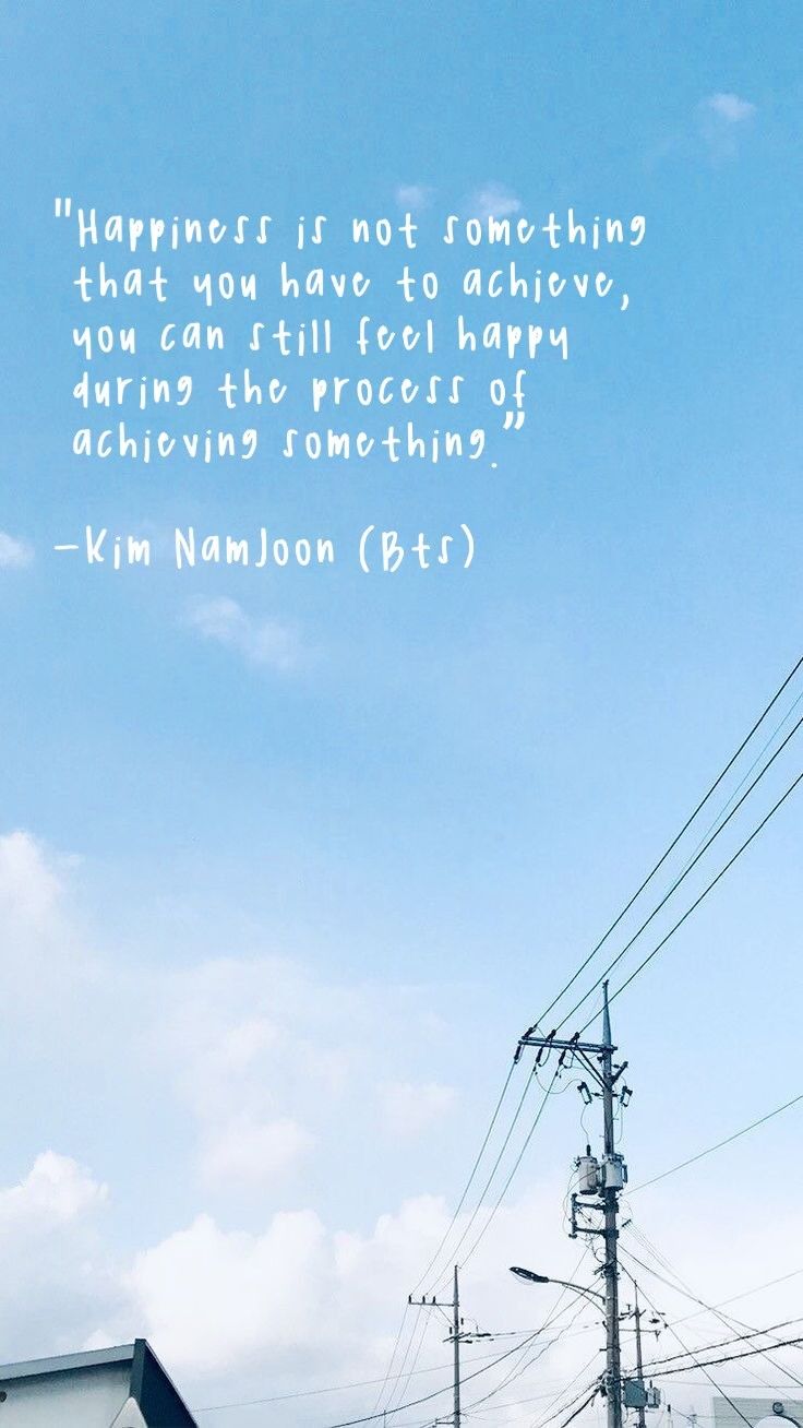 a blue sky with some power lines in the foreground and a quote from kim namon on it