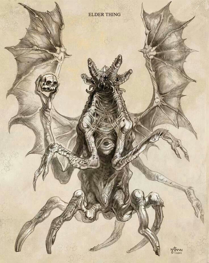 a drawing of a demon riding on the back of a horse