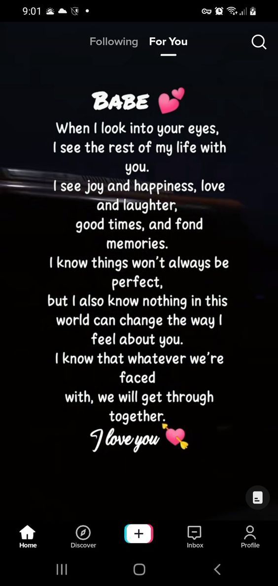 an image of someone's poem on their cell phone with the caption babe