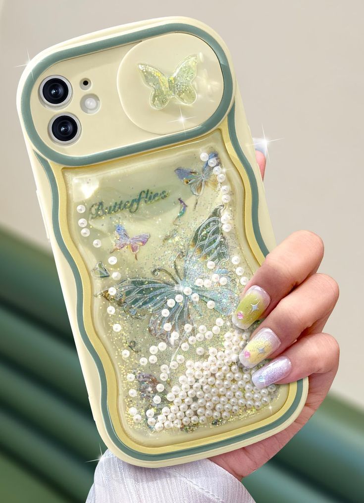 I Phone 11 Cases, Kawaii Iphone Case, Cute Cover, Glitter Butterfly, Apple Phone Case, Camera Cover, Glitter Design, Iphone Pro, Phone Case For Iphone 11