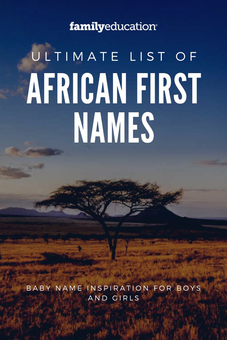 an african first names book with the title, baby name inspiration for boys and girls