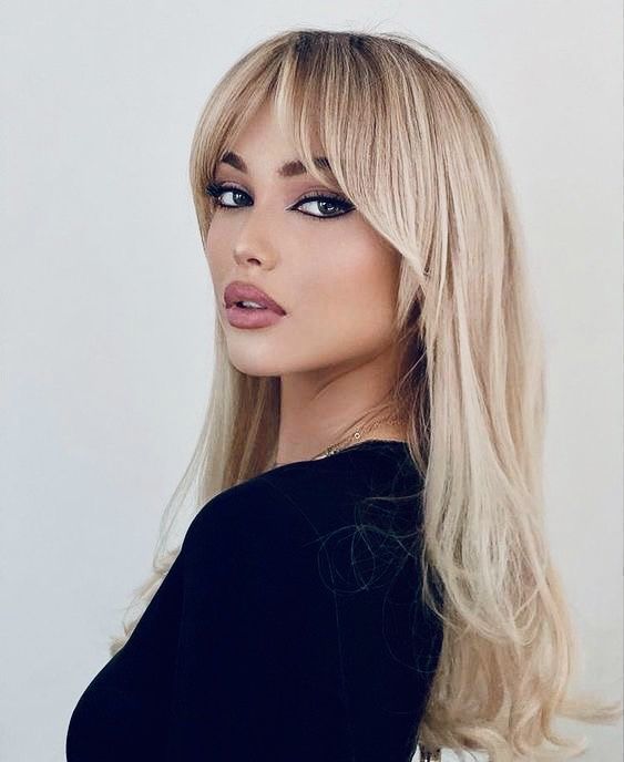 Ava Nash | Legacy of Gods Real Human Hair Extensions, Bangs With Medium Hair, Hairstyles For Layered Hair, Haircuts Straight Hair, Haircuts For Long Hair, Short Blonde Hair, Real Human Hair, Hair Inspo Color, Aesthetic Hair