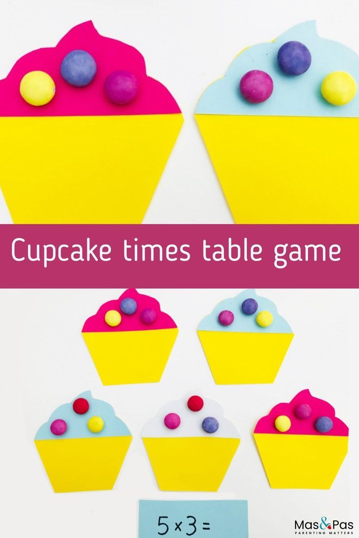 cupcake times table game for kids to play