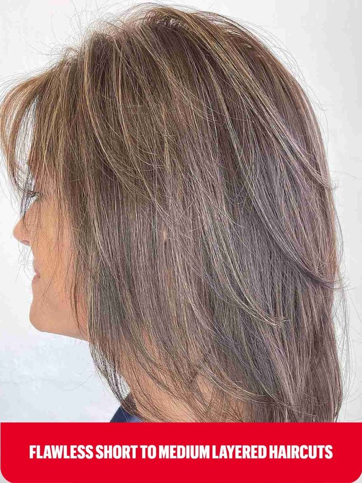 Long Stacked Layers on a Short to Medium Haircut 180 Haircut, Long Layers Medium Hair, Layers Medium Hair, Short Medium Layered Haircuts, Layered Thick Hair, Medium Haircut, Medium Short Haircuts, Layers Medium, Dramatic Hair