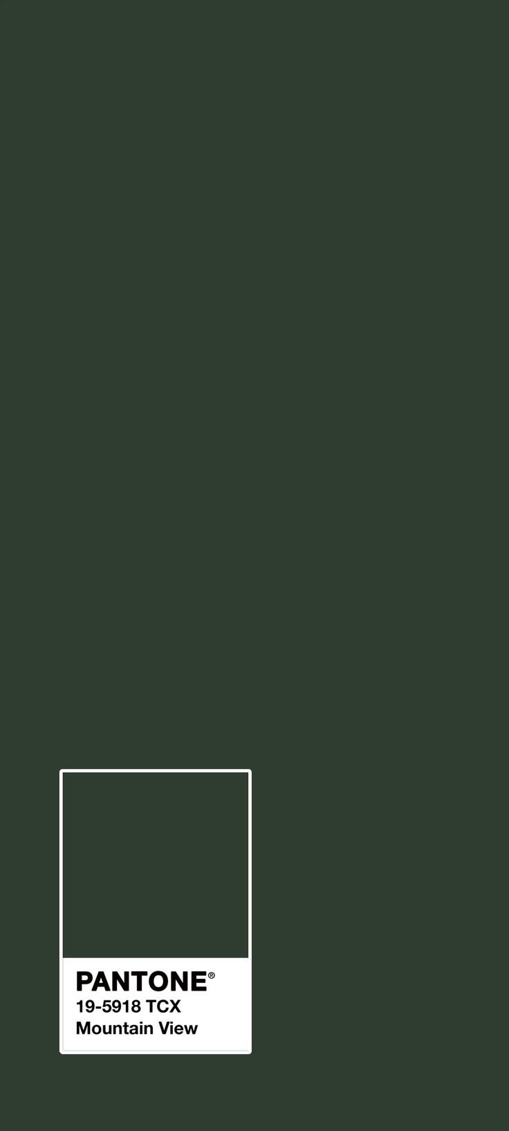 pantone's dark green color is shown in this image