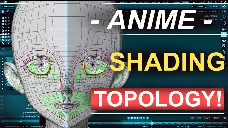 Anime Shading Topology (Guidelines) | Topology, Guidelines, Antonym