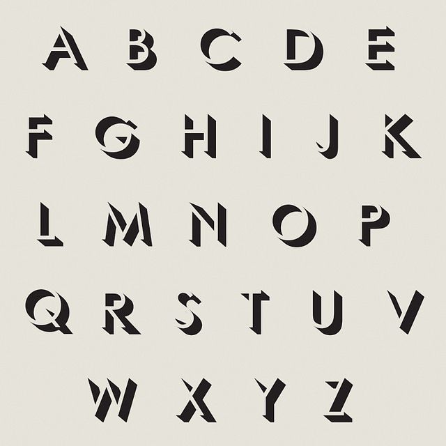 an old fashioned type of font that has been changed to be black and white with the letters