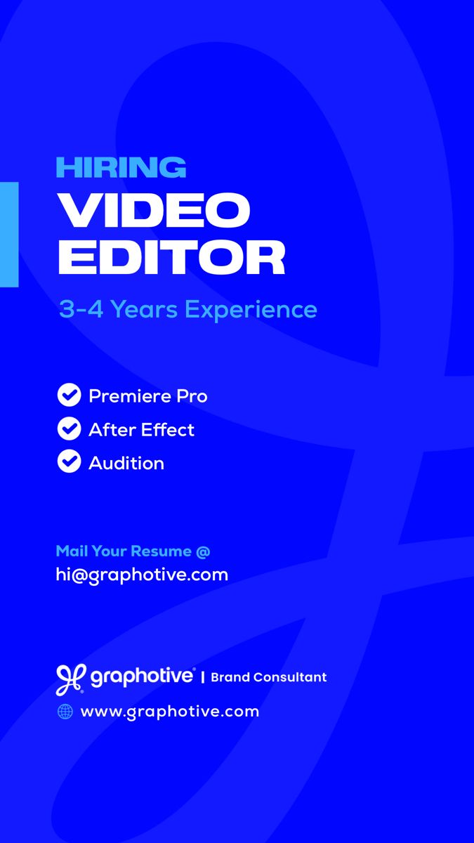 Hiring Post, Hiring post idea, job, vacancy post Hiring Video Editor, Hiring Poster, Marketing Firm, Graphic Design Company, Mobile Application Development, Digital Marketing Company, Marketing Company, Application Development, Branding Agency