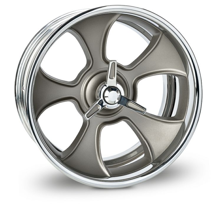 an aluminum wheel on a white background