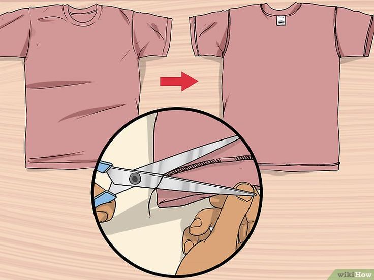 how to cut a t shirt with pictures wikihow