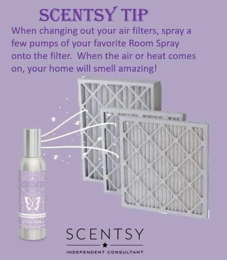 an advertisement for the scenty tip air filter