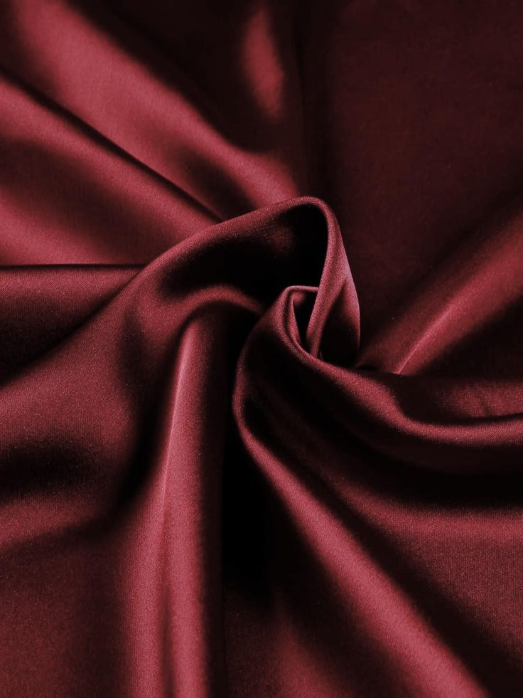 Indulge in the luxurious feel of this 58"/60" wide (147/152 cm) Silk Skin Duchess fabric, also known as Peau de Soie. Its dull satin finish and lightweight drape make it a perfect choice for creating elegant bridesmaid dresses, formal gowns, or any special occasion attire. With a subtle sheen and smooth texture, this high-quality silk fabric offers a sophisticated look and feel. Whether you're a professional dressmaker or an avid sewing enthusiast, this versatile material will elevate your projects with its timeless beauty and exceptional craftsmanship. Elevate your sewing experience and create stunning garments that will turn heads with this premium Silk Skin Duchess fabric. Luxurious Fabric: Crafted from exquisite peau de soie silk, this fabric offers a dull satin finish and a smooth, su Luxury Solid Satin Tie, Deep Red Fabric, Burgandy Bridesmaids Dresses, Satin Aesthetic, Duchess Fabric, Satin Colors, Red Satin Fabric, Bridesmaid Dresses Formal, Burgundy Fabric