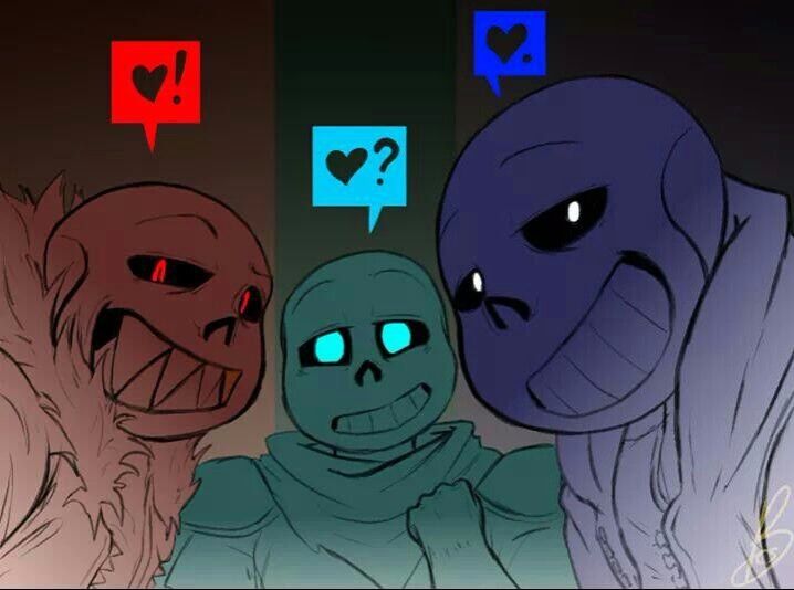 two creepy looking people with blue eyes and one is wearing an alien mask while the other looks at them