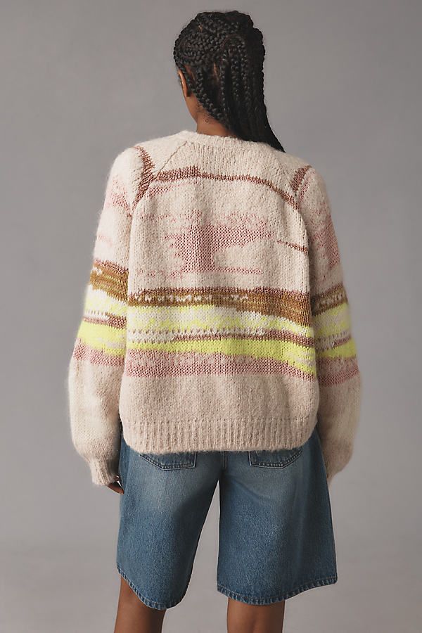 Add a touch of coziness to your close-knit circle. The Pilcro Oversized Cardigan Sweater features balloon sleeves, a cropped length, and buttonless styling. | Oversized Open-Front Cardigan Sweater by Pilcro in Pink, Women's, Size: XS/s, Polyester/Cotton/Wool at Anthropologie Oversized Fine Knit Cardigan, Oversized Multicolor Open Front Cardigan, Playful Long Sleeve Knit Cardigan, Multicolor Oversized Long Sleeve Cardigan, Cozy Multicolor V-neck Cardigan, Oversized Sweater Cardigan, Japan Woman, Pink Cardigan, Oversized Cardigan