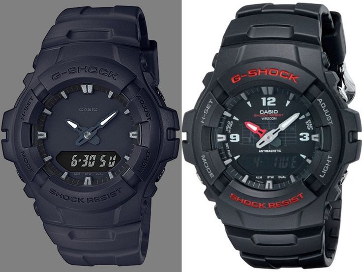 Casio G-Shock G 100BB-1AJF + G 100-1BV Casio G Shock, Gshock Watch, G Shock, Casio Watch