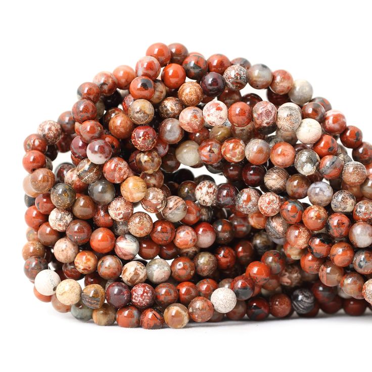 PRICES MAY VARY. Material: Natural Light Brecciated Jasper.High-quality gems, round beads with highly polished, smooth, shiny surfaces, Excellent Polishing. Dia:6mm;Hole Dia:0.8mm;1 String (15 inches /String,60pcs /String).The displayed price is the price of 1 String(60PCS beads). WIDE USAGE:beads are excellent for Beading,jewelry making supplies,Jewelry Design,DIY gifts,Arts & Craft,Necklaces making,bracelets making,Yoga Bracelets,Earrings,Ring, Home & Wedding Decoration,jewelry findings,Waist Diy Gifts Art, Earthy Jasper Jewelry With 8mm Beads, Bohemian Brown Natural Stone Beads, Cheap Polished Brown Beads, Earthy Brown Polished Beads, Artisan Brown Gemstone Beads, Home Wedding Decorations, Professional Jewelry, Picture Jasper