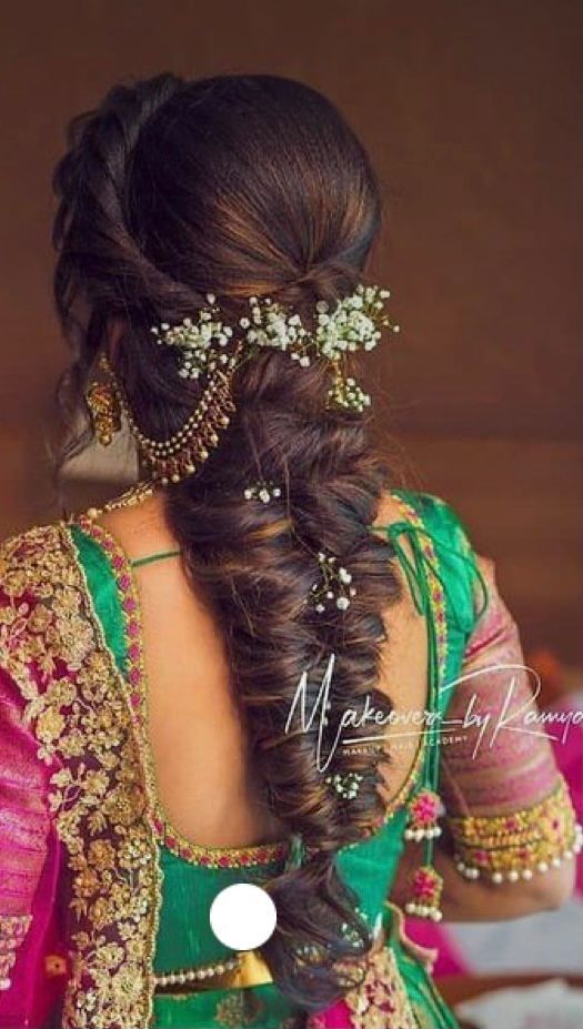 Updos Bridal, Bridal Hair Ideas, South Indian Wedding Hairstyles, Reception Hairstyles, Bridal Updos, Hair Style On Saree, Saree Hairstyles, Engagement Hairstyles, Bridal Hairdo