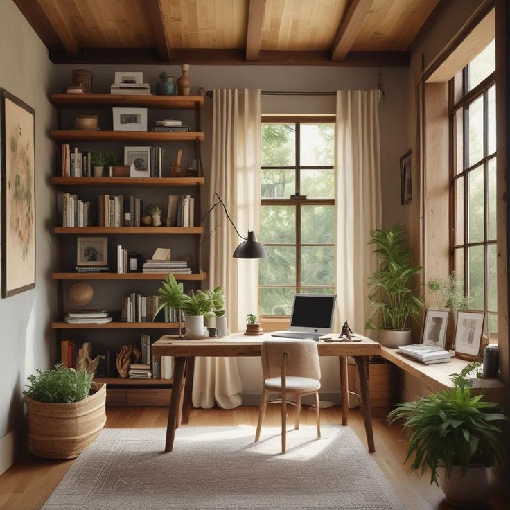 🌿 Cozy & warm home office vibes with a touch of the outdoors! 📚 Wooden desk & shelves add rustic charm. Comfy chair + stylish rug = perfect workspace. Natural light & greenery 🌱 make it a calm spot to get things done. #HomeOfficeIdeas #RusticDecor #WorkspaceGoals 🖼️✨
#odastudioAI #odaAIstudio #odastudio
#homeoffice #homeofficedecor #workspaceideas #workfromhome #officedesign #smallhomeoffice #homeofficeideas #officeinspiration #minimaloffice #homeofficesetup

odastudioai
Oda AI studio Nature Home Office, Small Home Office For Two, Counselling Room Design, Comfy Home Office, Oak Home Office, Modern Tuscan Home, Office Vibes, Cozy Office, Bookshelf Design