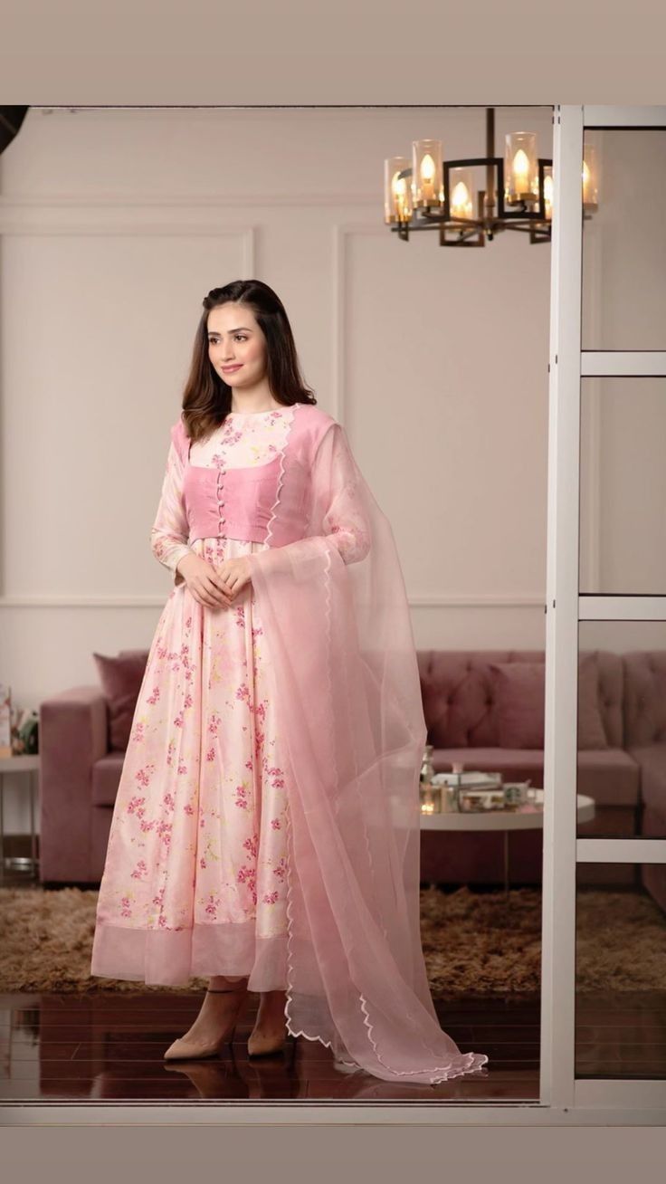 Sana Javed Dress, Maria B Collection, Sana Javed, Pakistani Women Dresses, Cap Sleeve Gown, Desi Wedding Dresses, Pakistani Wedding Outfits, Pakistani Dresses Casual, Sleeve Gown