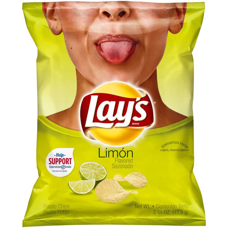 lays lemon flavored potato chips