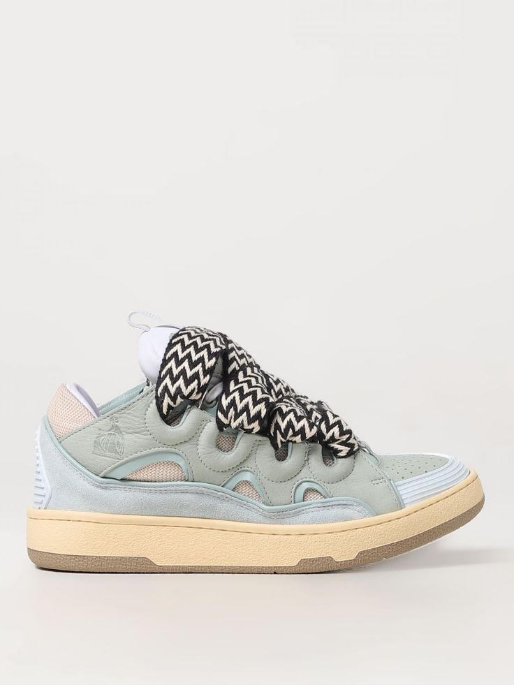 Sneakers LANVIN Donna colore Celeste Blue Lanvin Sneakers, Lanvin Sneakers Women, Sky Blue Sneakers, Lanvin Sneakers, Lanvin Shoes, Fall Winter 2024, Italian Fashion Designers, Blue Sneakers, Shoes Woman