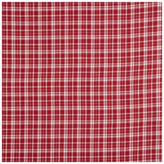 a red and white checkered fabric