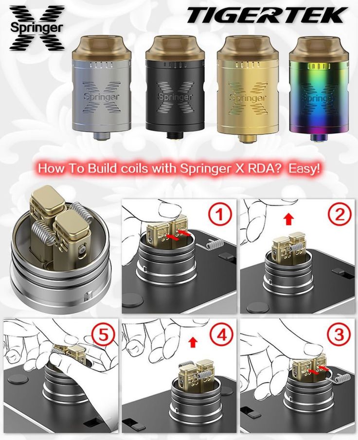 the instructions for how to build an rda tank with different colors and sizes, including gold