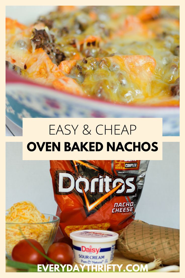 an easy and cheesy oven baked nachos recipe