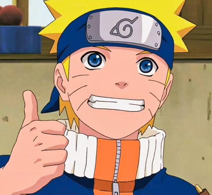 naruto giving the thumbs up sign