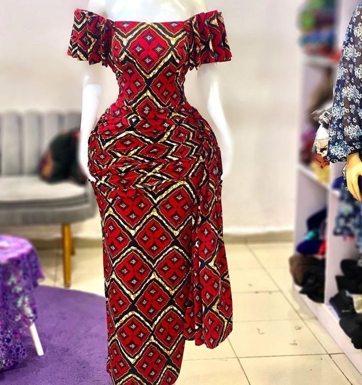 Latest Ankara Style, Trending Ankara Gowns, Gown Dress For Women, Ankara Long Gown, Ankara Dress Designs, African Fabric Dress, Long African Dresses, Ankara Dress Styles, Fashion Formal