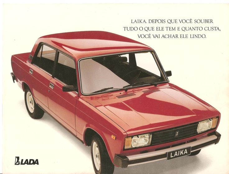 an advertisement for a red car with the word laria written in spanish on it