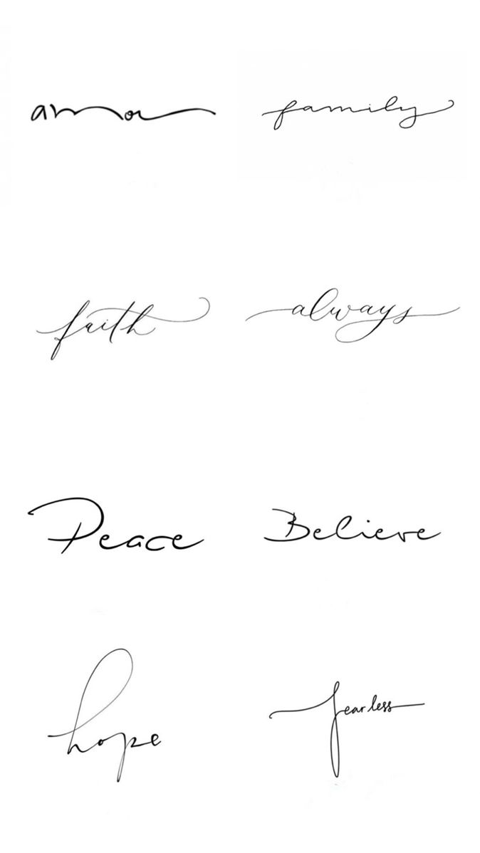 some handwriting that has been written in different languages and shapes, including the words peace, peace