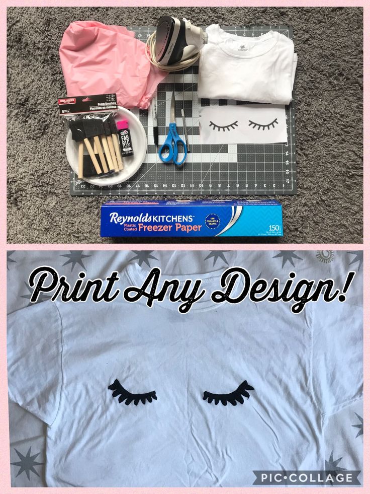 there are two pictures with the words print any design on it and an image of eyelashes