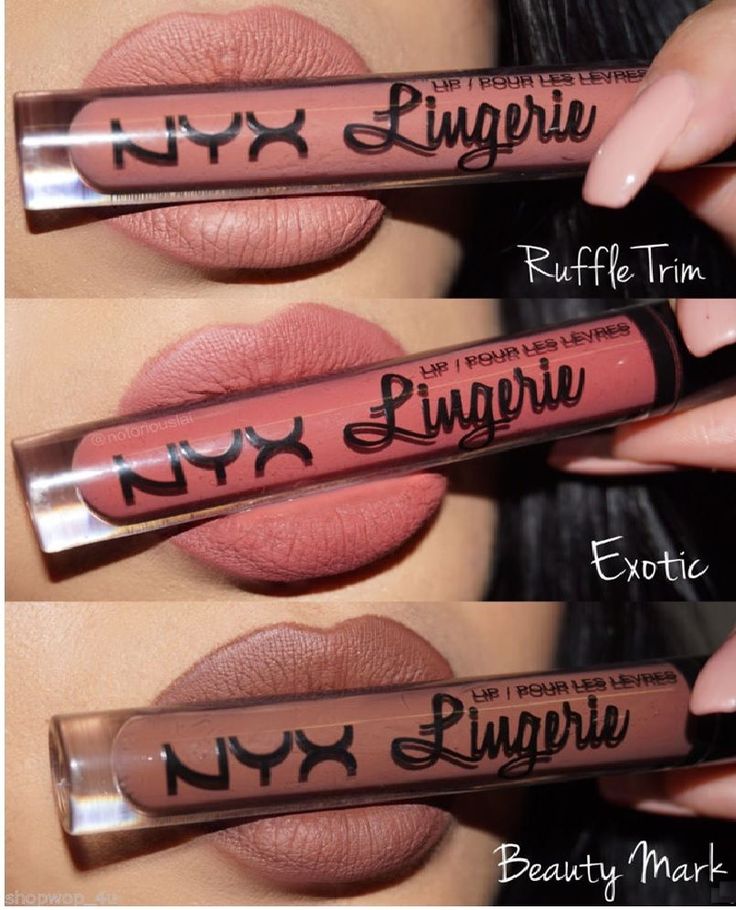 NYX Lip Lingerie Matte Liquid Lipstick Waterproof Lip Gloss Makeup 12 Shades UK #NYXCosmetics Nyx Lip Lingerie, Maquillage On Fleek, Lip Gloss Makeup, Nyx Lip, Nyx Lipstick, Nails Matte, Gloss Makeup, Lip Makeup Tutorial, Pinterest Makeup