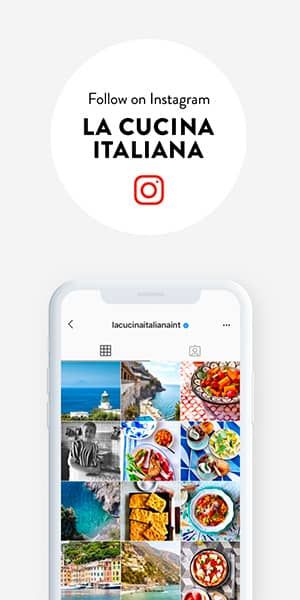 the instagram app for italian food is displayed on an iphone