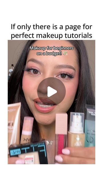 Makeup Tutorials on Instagram: "Makeup for beginners on a budget ✨
Credit: @slaybyjess 

#makeup #makeuptutorial #makeupforbeginners #reelsintagram" Make Up Tutorials, Instagram Makeup, Makeup For Beginners, Makeup Base, Makeup Application, Makeup Tutorials, On A Budget, Makeup Tutorial, Budgeting