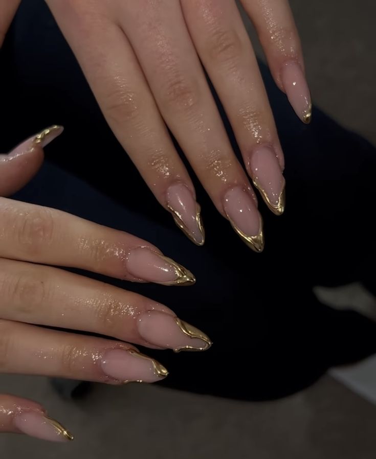 خواتم خطوبة, Formal Nails, Nail Swag, Minimalist Nails, Classy Nails, Pretty Acrylic Nails, Chic Nails, Dope Nails, Chrome Nails