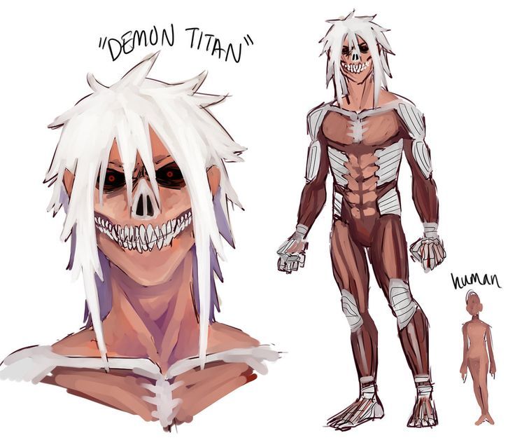 an image of a man with white hair and skeleton face paint on his body, next to another drawing of him