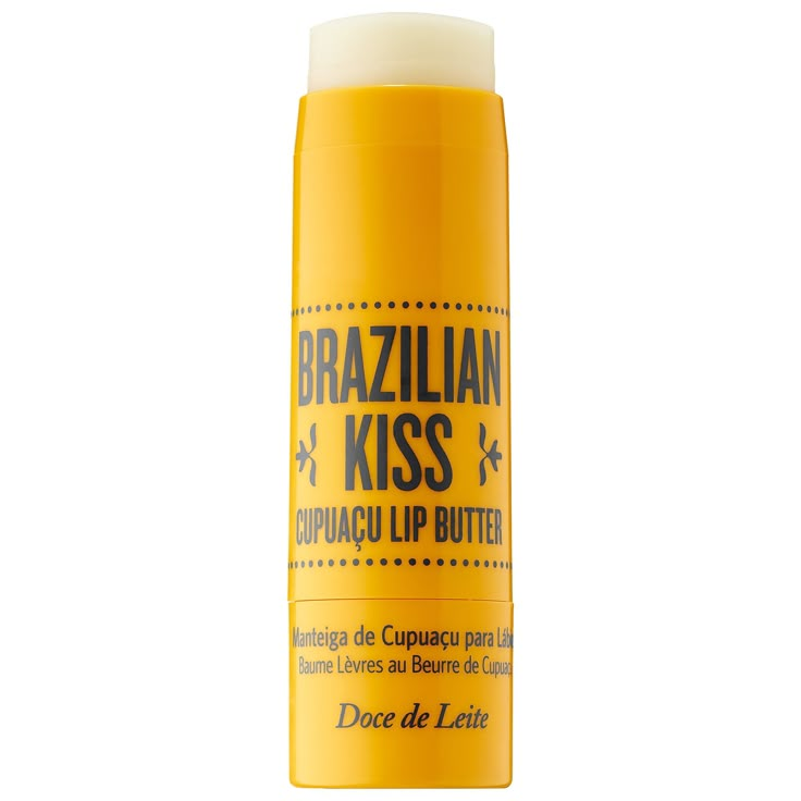 A lip butter infused with nourishing cupuaçu, açai, and coconut oil, leaving them soft with a dewy sheen that intensifies your natural lip color. Solutions for:- Dryness If you want to know more… Brazilian Kiss Cupuaçu Lip Butter nourishes lips for a soft, supple feel. Powered by a blend of extraordinarily nourishing cupuaçu butter, antioxidant powerhouse açai, and super-conditioning coconut oil, it leaves lips traced with a Brazilian caramel scent. Brazilian Kiss, Lip Butter, Leh, Natural Lips, Lip Moisturizer, Lip Care, Body Skin, Makeup Skin Care, Body Skin Care