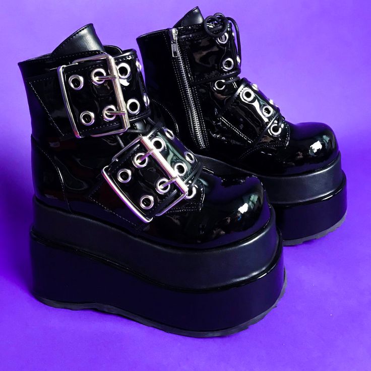 Demonia Bear 104, Emo Shoes, Alt Shoes, Bear Shoes, Demonia Boots, Alternative Shoes, Goth Shoes, Demonia Shoes, Gothic Shoes