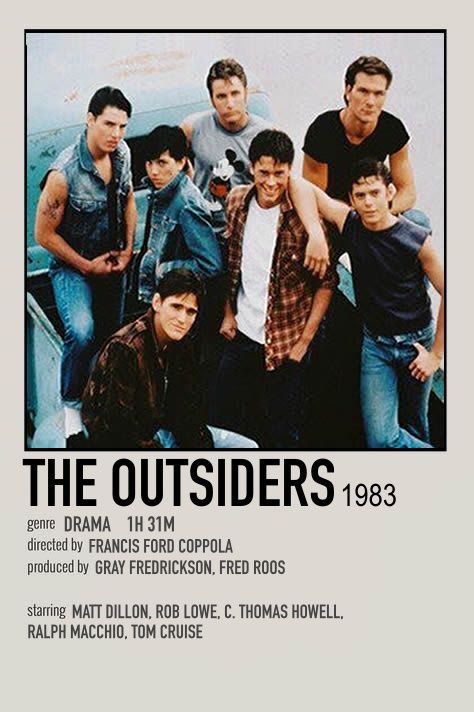 the outsides concert poster for their upcoming album,'the outsiders '