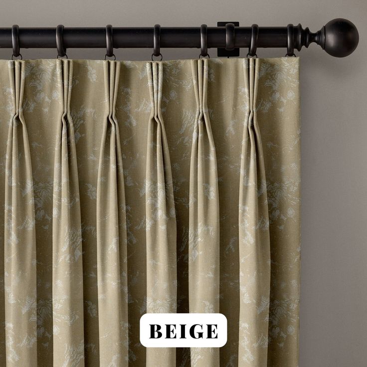 a curtain with the word belge on it