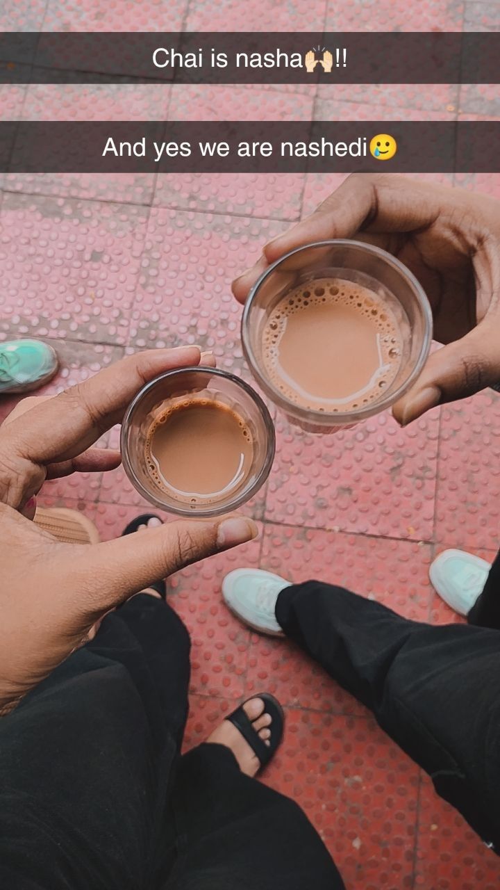 two people holding cups of coffee with the caption, and yes we are mashedi